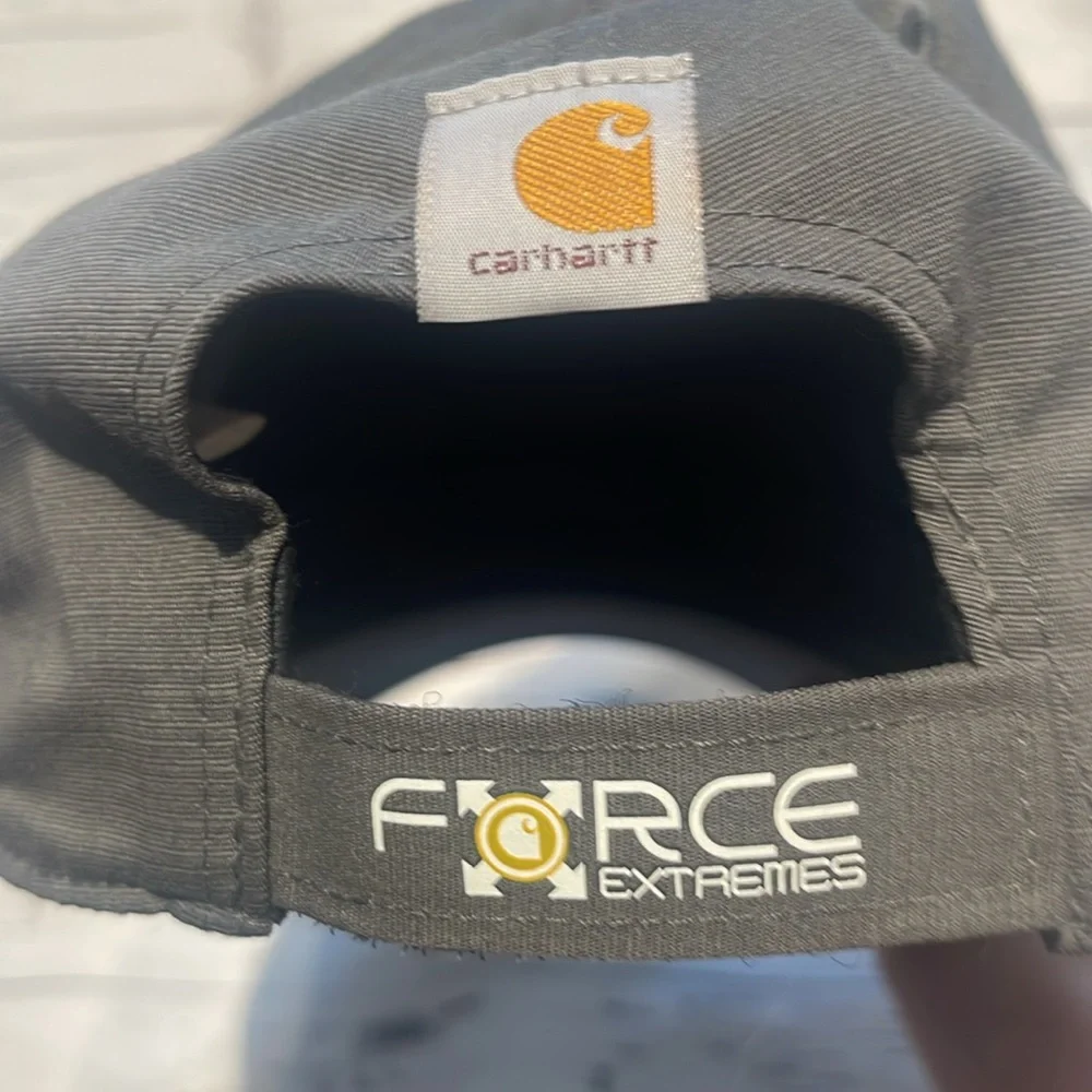 Carhartt Dark Gray Baseball Cap Preowned Measurements